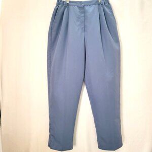 Pyke Ltd Womens Pants Sz 16 Pleated Front Elastic Waist USA Vintage Career Wear
